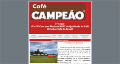 Desktop Screenshot of cafecampeao.com.br