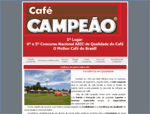 Tablet Screenshot of cafecampeao.com.br